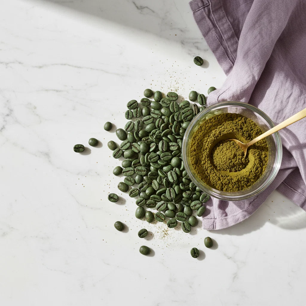Green coffee bean extract - food supplement for energy and metabolism